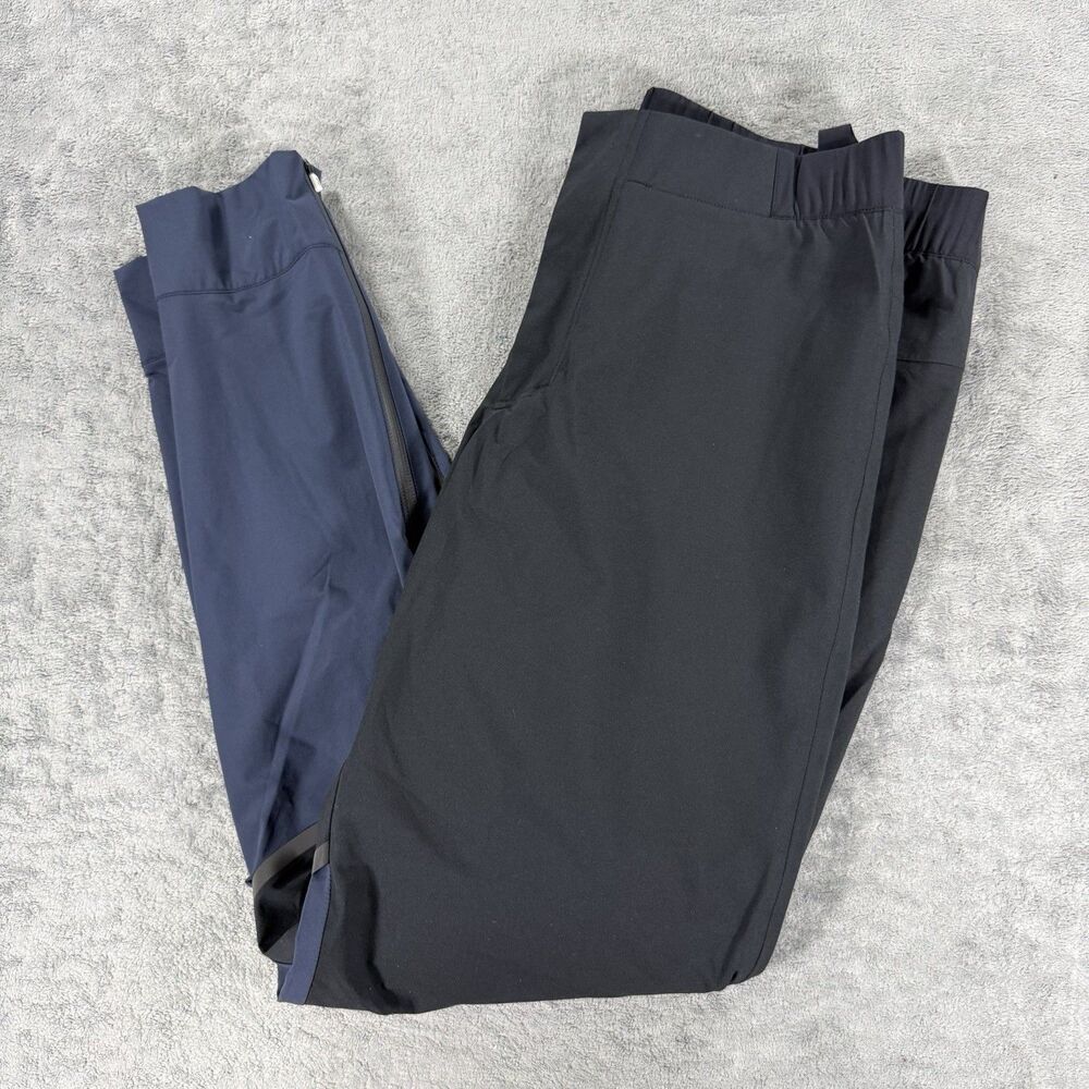 On Running Waterproof Ultra Pants Large Navy Black Trail Rain Outdoors